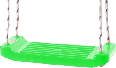 Zdjęcie produktu dla Huśtawka plastikowa (deska) zielona w siatce