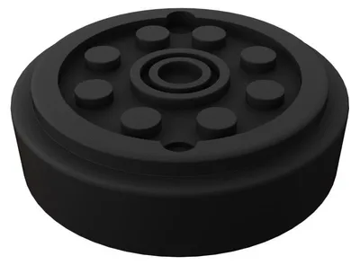 Produktbild von DEUBA® Gummiauflage klein Wagenheber Universal Ø39,5mm rutschfest Gummipad Wagenheberaufnahme Auto PKW Rangierwagenheber Stempelwagenheber Hebebühne
