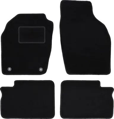 Produktbild von Schwarze Veloursmatten für: Opel Agila A Fließheck (2000-2007)