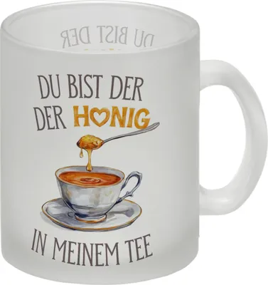 Produktbild von Du bist mein Honig Glas Tasse