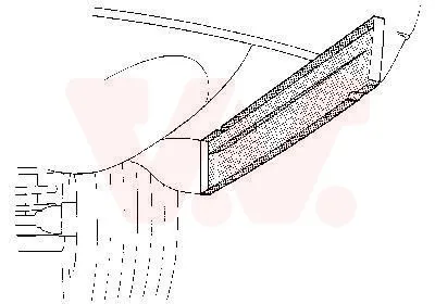 Produktbild von VAN WEZEL Seitenwand Reparaturblech passend für MERCEDES-BENZ /8 (W115) Limousine /8 (W114) Coupe /8 (W114) Limousine