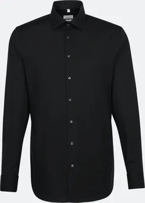 Produktbild von Seidensticker BUSINESS Herren Hemd Langarm Kent X-Slim Schwarz 37