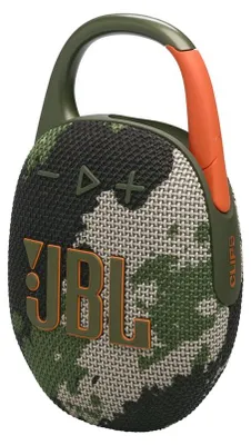 Productafbeelding van JBL Clip 5, afmetingen: 4,5 cm, 4,5 cm, vermogen: 7 W, frequentiebereik: 90 - 20000 Hz, geluidsdruk: 85 dB