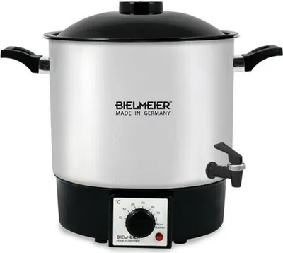 Produktbild von BIELMEIER Einkochautomat Edelstahl 9 Liter Auslaufhahn 1000 Watt BHG 990.1