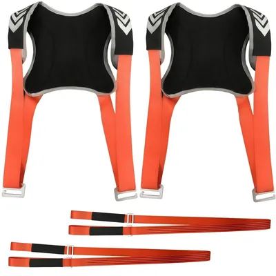Image de Elzusha - Sangles de déménagement ergonomiques pour 2 personnes - Lot de 4