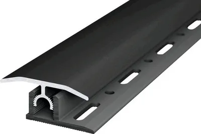 Produktbild von Übergangsprofil Aluminium Schwarz eloxiert 10x34x2700 mm
