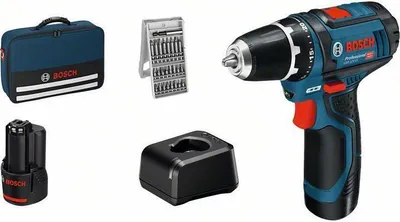 Zdjęcie produktu dla Bosch 060186810H Bosch GSR 12V-15 Professional Akku-Bohrschrauber