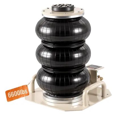 Obrázek produktu pro VEVOR Pneumatický zvedák do auta Air Jack 3 t, bílý trojitý vzduchový zvedák 140-450 mm Výška zvedacího vaku Air Jack, 5 minut zdvihu Air Jack Car Jack Car Jack pro SUV, nákladní auto, autobus atd.