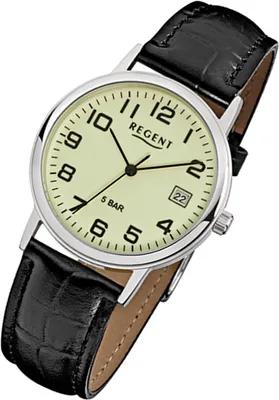 Produktbild von Regent Armbanduhr schwarz F-793 Herren Analog-Quarzuhr URF793