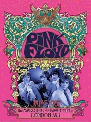 Obrázek produktu pro Pink Floyd – 1967 – 30 x 40 cm – plakát