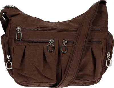 Produktbild von Christian WippermannDamenhandtasche Schultertasche Damen Tasche Umhängetasche Canvas Shopper Crossover Bag Braun