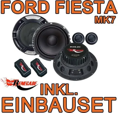 Produktbild von Renegade RX 6.2c - 16,5cm Komponenten-System für Ford Fiesta Mk7 - justSOUND