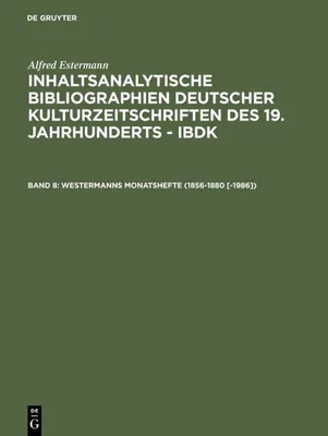 Produktbild von Westermanns Monatshefte (1856-1880 [-1986])
