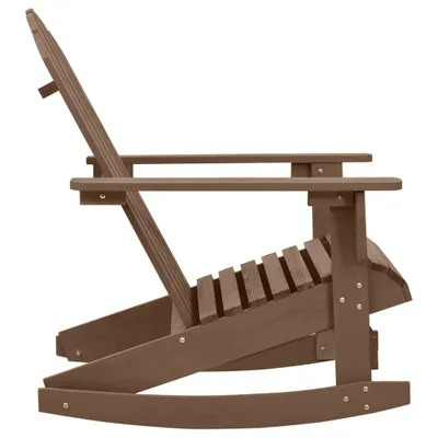 Produktbild von " "Outdoor-Stuhl/Picknickstuhl - Garten-Schaukelstuhl Holz Braun - 70x91,5x92 cm NeuMöbel 5526831
