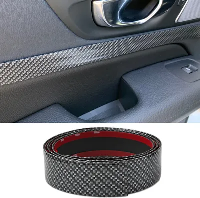 Produktbild von 2,65€/m 3 Meter Carbon Rolle Zierleisten / Dekorleisten für viele Fahrzeuge