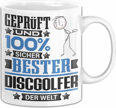 Produktbild von Discgolfer Geschenk Lustiger Spruch für Discgolfer Geschenkidee Bester Discgolfer Der Welt (Weiß)