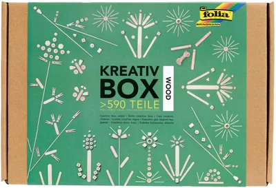 Zdjęcie produktu dla folia 938 folia creative box "Wood", mix drewna, ponad 590 części