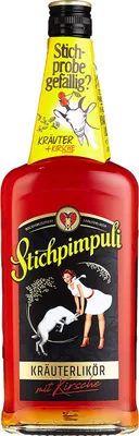 Produktbild von Stichpimpuli Bockforcelorum Kräuterlikör mit feiner Kirschenote 700ml