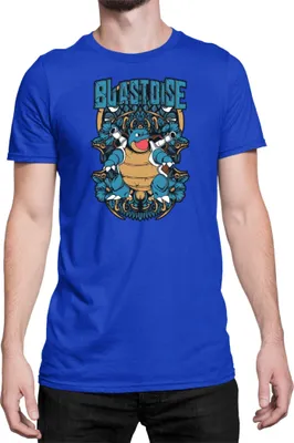 Produktbild von Herren T-Shirt Japan Anime Manga Pokemon Blastoise, Man 3XL / Blau