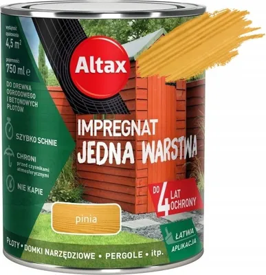 Immagine prodotto di Impermeabilizzazione monostrato per legno e cemento pino 0,75 l
