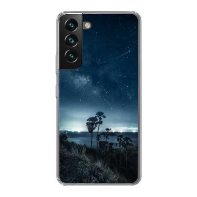 Produktbild von MuchoWow® Handyhülle Schutzhülle Hülle für Samsung Galaxy S22 Plus Sternenhimmel - Meer - Tropisch - Jungen - Mädchen - Kinder Silikon Softcase Handy Hülle - Schutzabdeckung