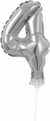 Produktbild von Idena Folienballon 4 (Heliumfüllung 7 €)