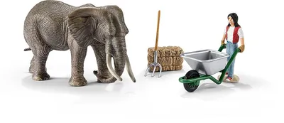 Produktbild von Schleich Wild Life 41409 Olifanten verzorgingsset, Beide Geschlechter, 3 Jahr(e)