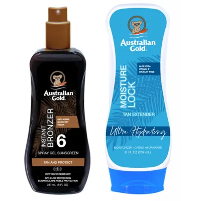 Produktbild von Australian Gold Spray Bronzer SPF6 + Feuchtigkeitssperre 237 ml