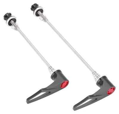 Obrázek produktu pro Nerezové CNC špice z lehké slitiny pro rychloupínáky silničních kol (černé 100/130)