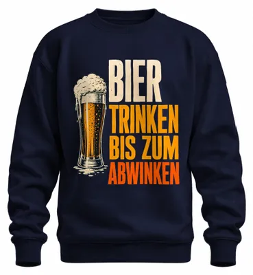 Imagen del producto de Camiseta o sudadera para beber cerveza, fiestas,  , despedida de soltera/o. Color azul marino, talla XXL