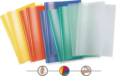 Produktbild von HERMA Heftschoner transparent DIN A5 aus PP 10er Set