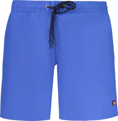 Produktbild von Stylische blaue Badehose für Herren mit Taschen und Innenslip