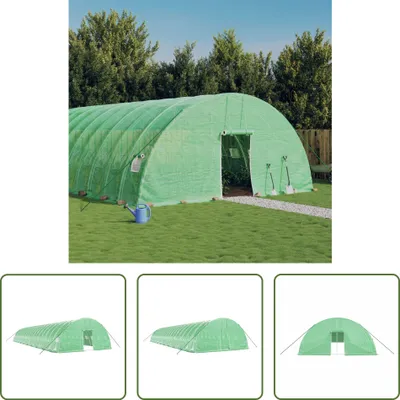 Immagine prodotto di The Living Store Serra con struttura in acciaio Verde 120 m² 20x6x2,85 m