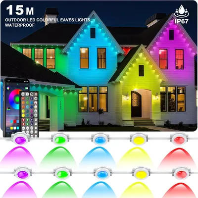 Produktbild von Außen-LED-Beleuchtung RGB 15 m Intelligent Wasserdicht