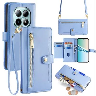 Produktbild von Handykette Kunstleder für Xiaomi Redmi Note 15 4G / 5G Hellblau