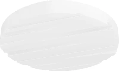 Produktbild von EGLO LED Deckenleuchte Ferentino, runde Deckenlampe mit Nachbildung, Lampe Decke aus Kunststoff und Metall in weiß, Deckenbeleuchtung warmweiß, Ø 28 cm