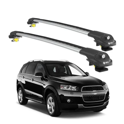 Image de TURTLE Galerie de toit AIR-1 CHEVROLET CAPTIVA ALL 2006 - 2018 , Silver