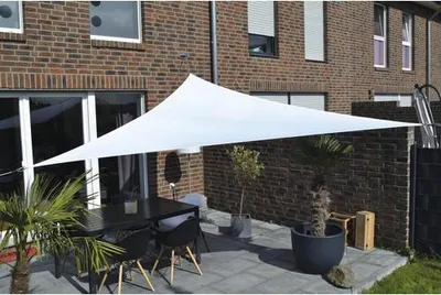 Obrázek produktu pro Sluneční plachta, HDPE 180 g/m², bílá 300x300x300 cm