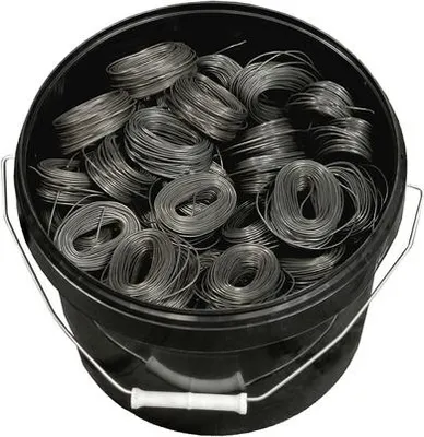Produktbild von Bindedrahtröllchen 1,4 mm, verzinkt 20 kg Eimer (Drahtmaus)