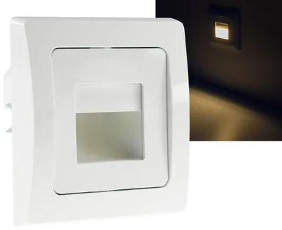Produktbild von ChiliTec 21179 LED-Einbauleuchte DELPHI "COB" weiß 80x80mm, 3000k, warmweiß, 55 Lumen