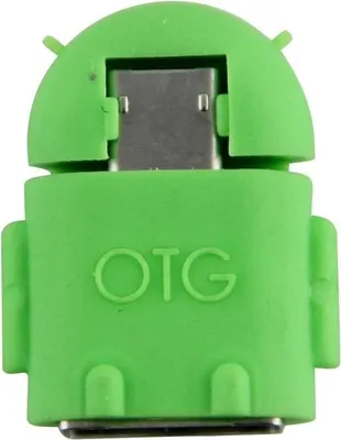 Image de Adaptateur OTG - Adaptateur USB vers MicroUSB - Vert
