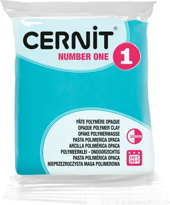 Zdjęcie produktu dla Cernit Polymer Clay N°1 Glinka polimerowa Turquoise Green 56 g