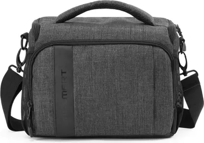 Zdjęcie produktu dla Torba na aparat DSLR SLR szara z pokrowcem przeciwdeszczowym - BAGSMART