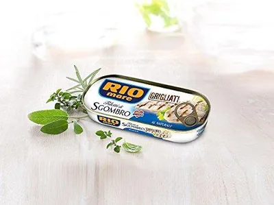 Produktbild von Rio mare sgombro grigliato Makrele 120g gegrillte Makrelenfilets in Brine