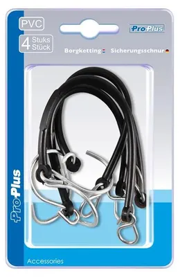 Image de Chaîne de sécurité PVC 4 pièces sous blister