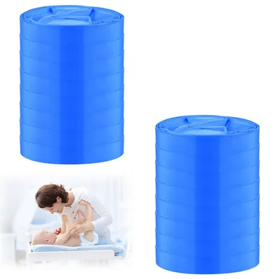 Imagen del producto de Casetes de repuesto para cubos de pañales, 16 unidades, 4,5 metros de longitud, compatibles con diversas marcas, para