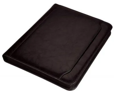 Produktbild von Alassio Ringbuchmappe MASSA - A4, Kunstleder, schwarz