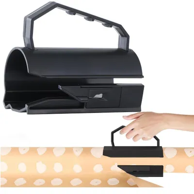 Produktbild von Geschenkpapierschneider - Geschenkpapier-Rollenschneider - Papierschneider - Rollenschneider für Geschenkpapier - Für Weihnachten,Geburtstag,Halloween
