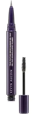 Image de Kevyn Aucoin, ensemble gel et marqueur pour les sourcils "True Feather", couleur : blond cendré