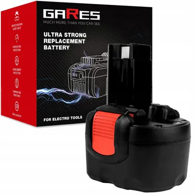 Obrázek produktu pro GARES Akumulátor Baterie pro Bosch PSR VE-2 | 9,6 V 3Ah | Zesílená série High-Performance | Vysoký výkon